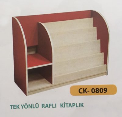 Tek Yön Raflı Kitaplık 0809